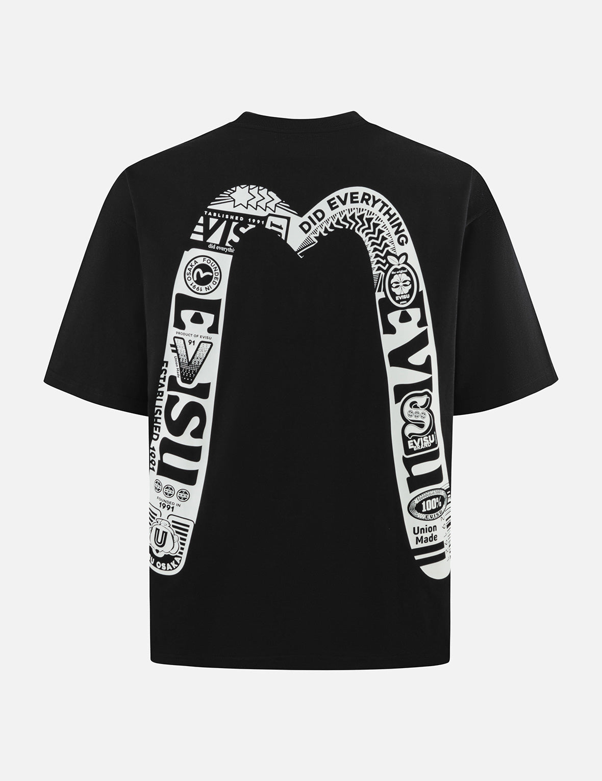 Logo and Daicock Print Loose Fit T-Shirt